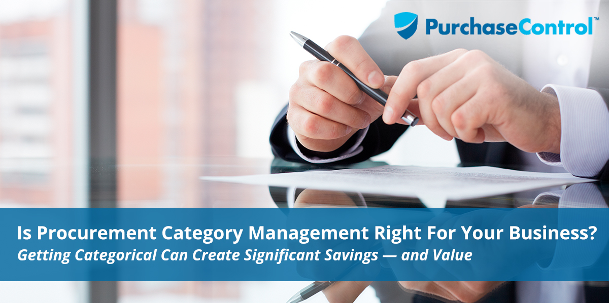 Is Procurement Category Management Right